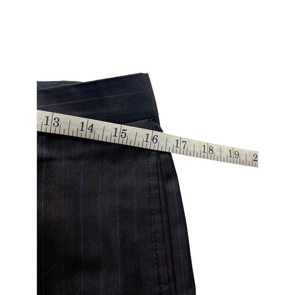 10-33 Men's Dress Pants Pin Stripe Grey Size 34 - Picture 6 of 7